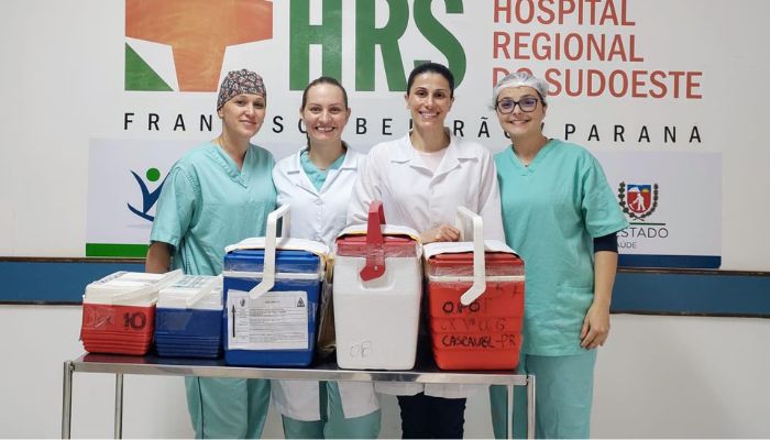 Foto: Hospital Regional do Sudoeste Comissões dentro dos hospitais são fundamentais para Paraná manter liderança na doação de órgãos